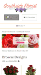 Mobile Screenshot of johnsonsamityvilleflorist.com